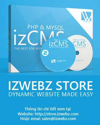 DVD dạy PHP & MySQL + izCMS rất hay của izwebz