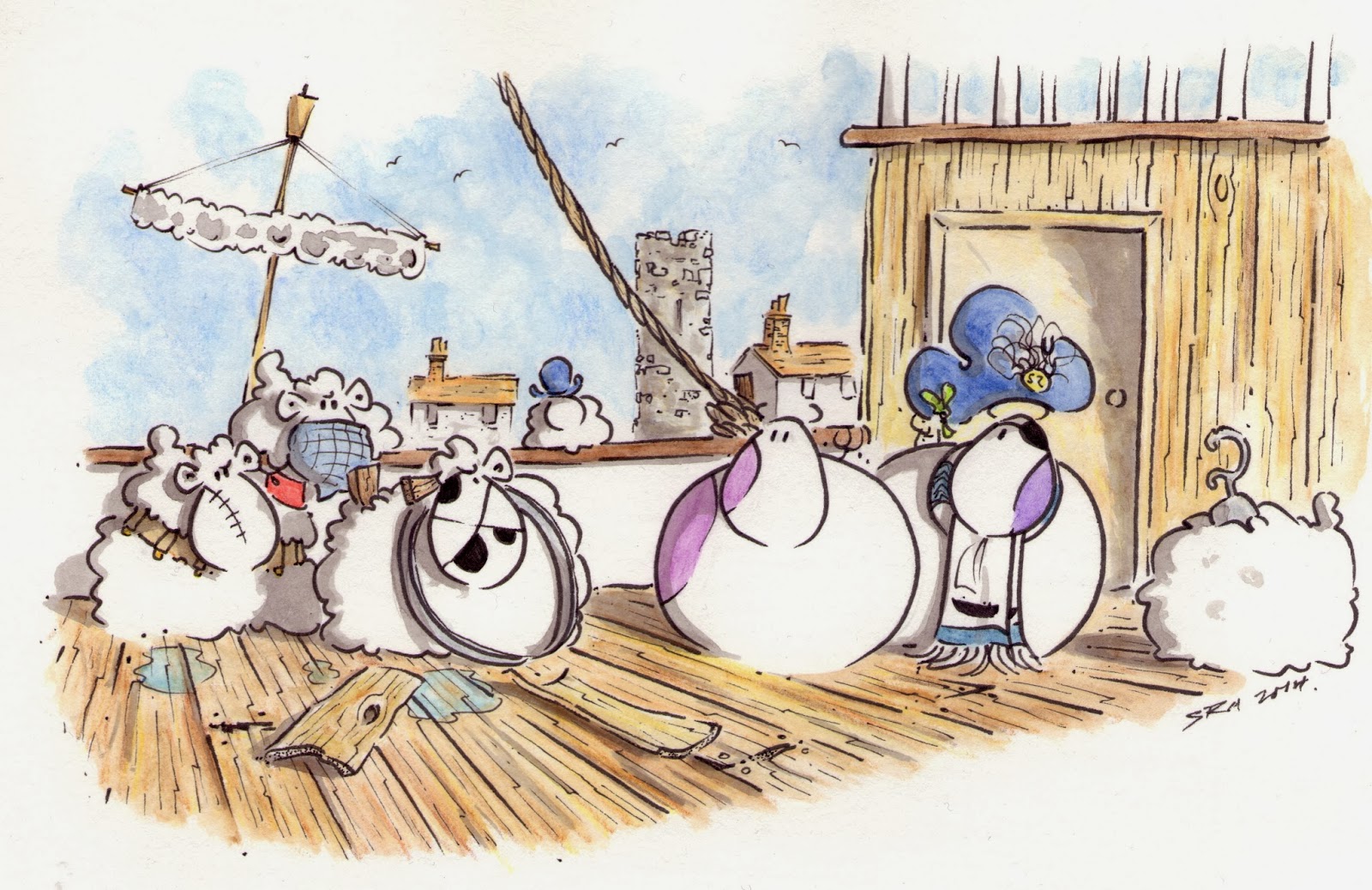 Bill Vs The Pirate Sheep!