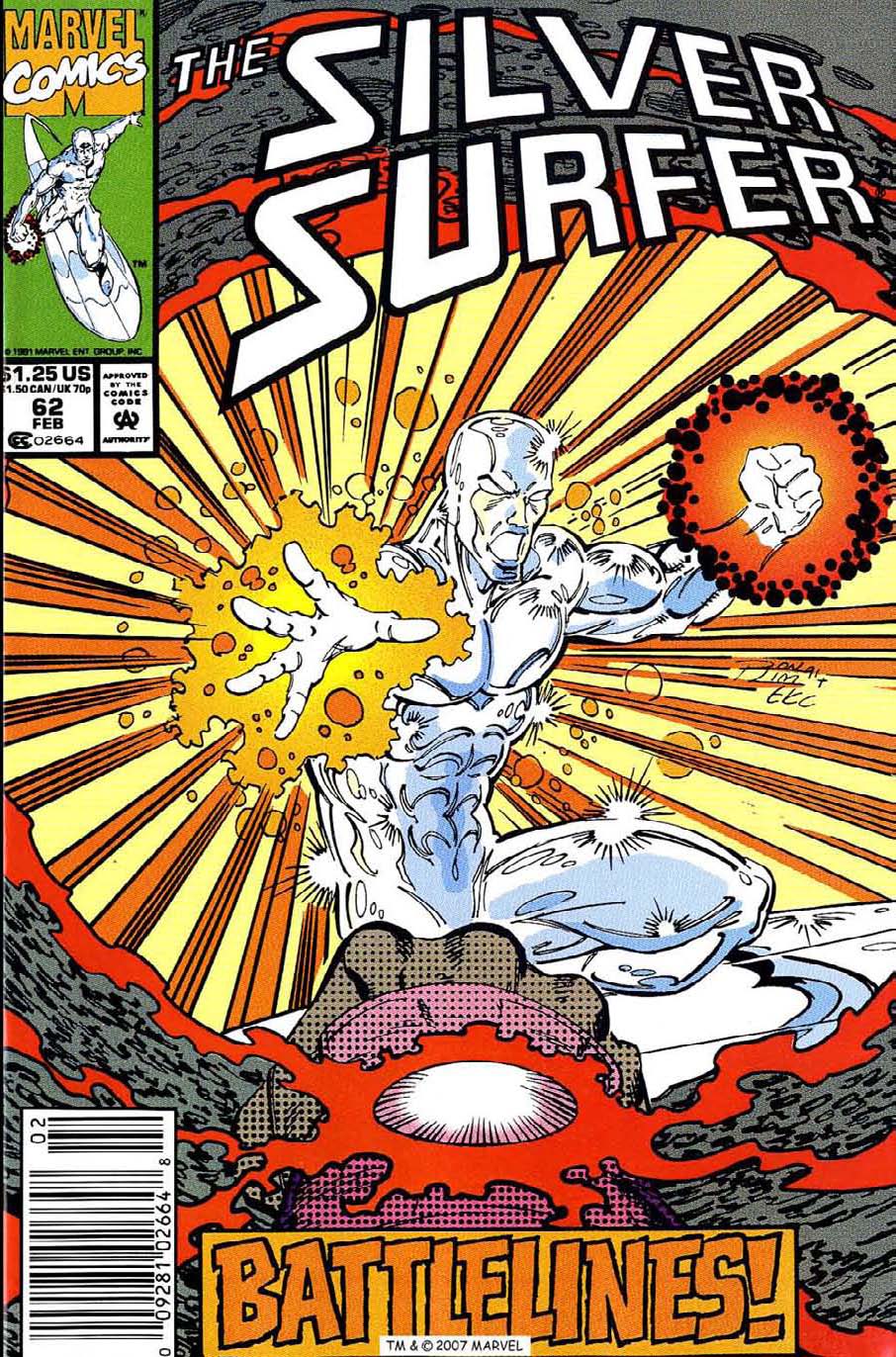 Read online Silver Surfer (1987) comic -  Issue #62 - 1