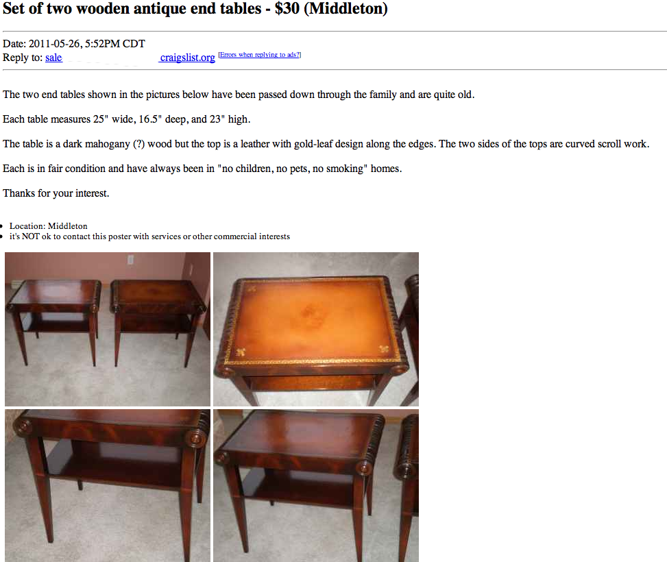 Gone Thrifting Spotted on Craigslist