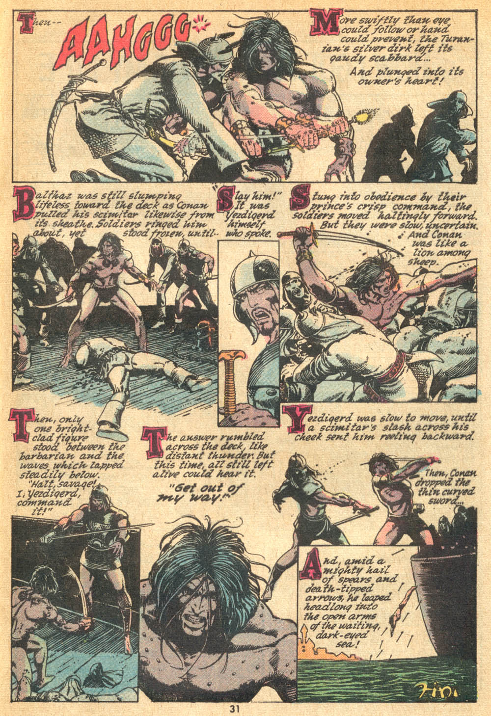 Conan the Barbarian (1970) Issue #20 #32 - English 21