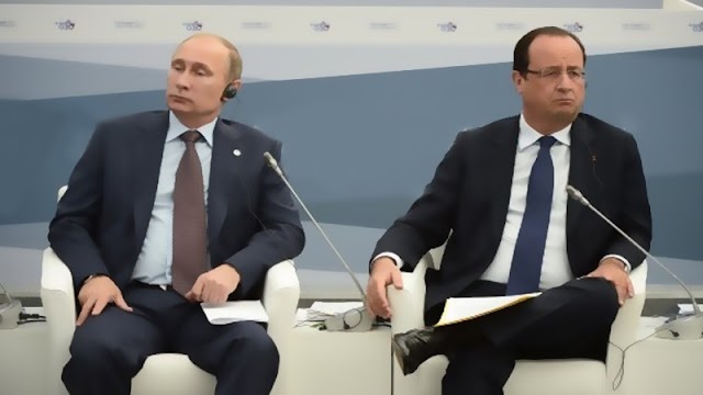 Poutine et Hollande : l'aplomb et la gribouille