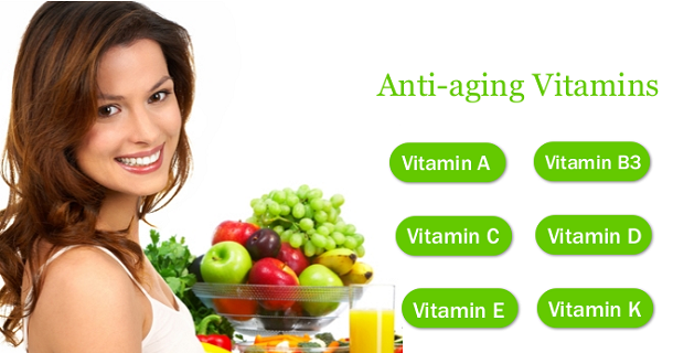 6 Best Anti Aging Vitamins and Natural Sources - Best Homemade Tips