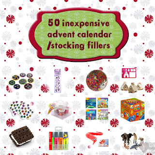 50 inexpensive advent calendar / stocking fillers 