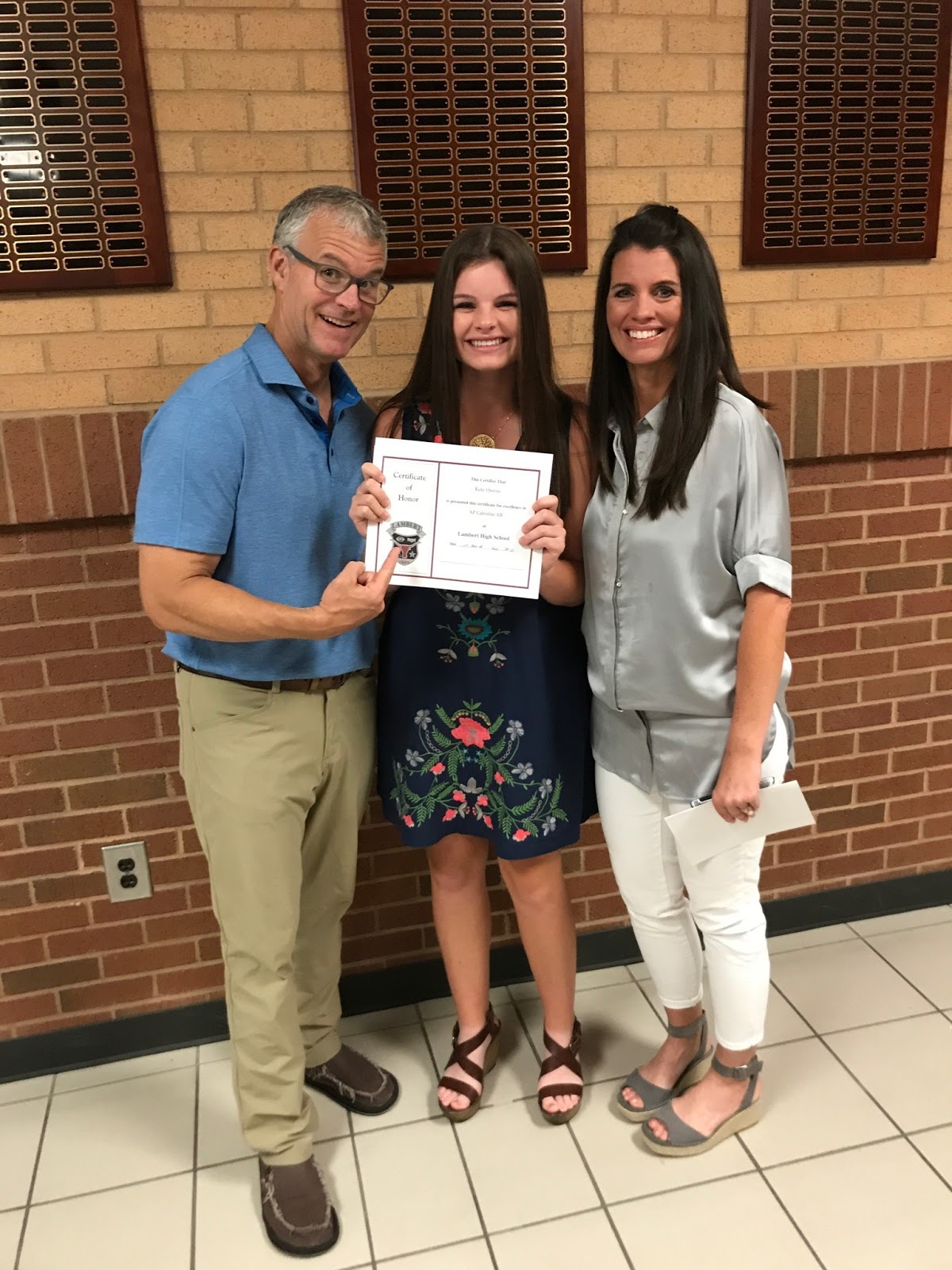 Lambert High School Women'sGolf Lambert Women's Golfers Receive School