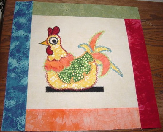 Stitching With Sue: Fat Cat Patterns - June Funky Chicken