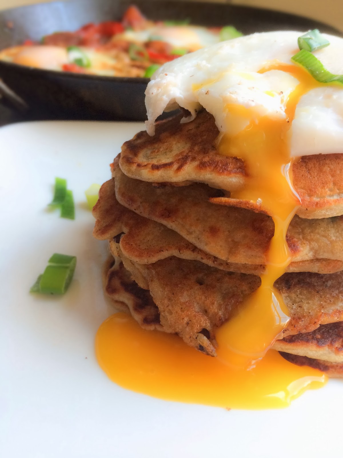 LoLo's Little Kitchen Chinese savoury pancakes and shakshuka