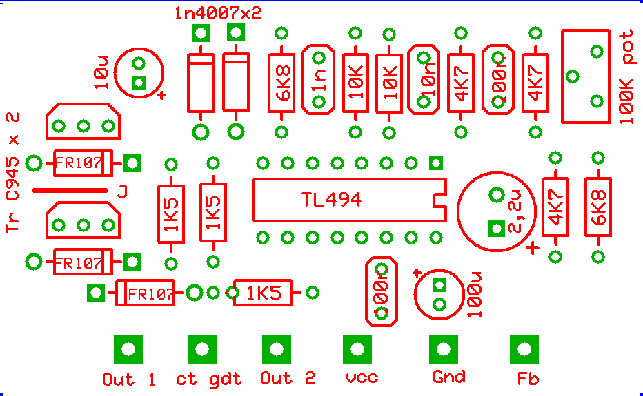 Didik Gambios MODUL PWM SMPS HALFBRIDGE TL494