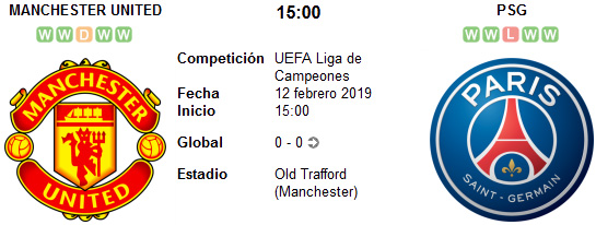 Manchester United vs PSG en VIVO Manchester United vs PSG en VIVO