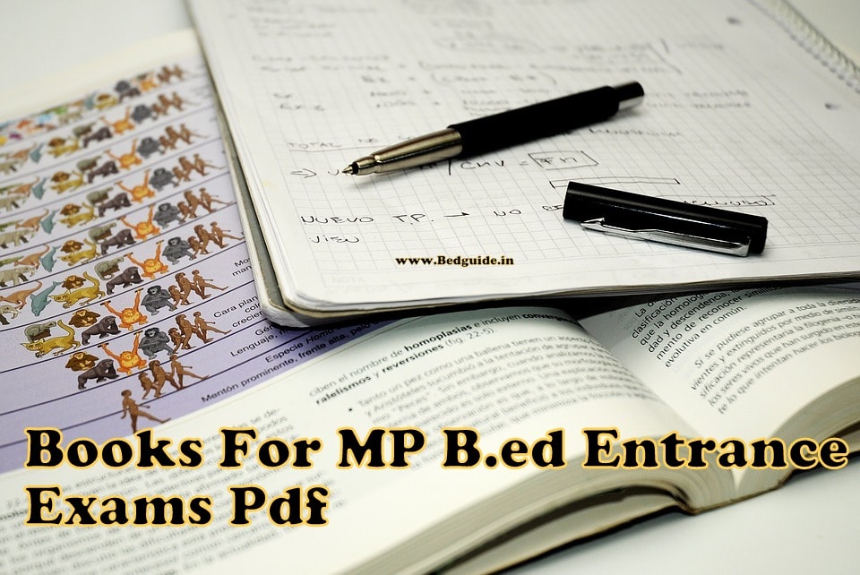 Best Books For MP B.ed Entrance Examination Pdf 2019