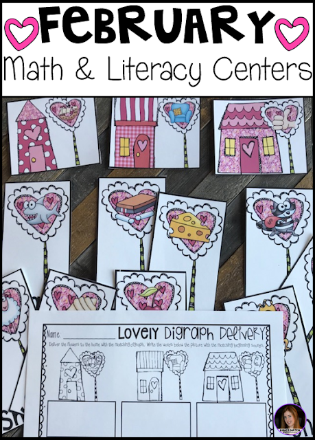 Valentine's Day, dental health and Groundhog's Day. This unit is full of fun hands-on math and literacy centers that are perfect for your kindergartners to help build a strong foundation in math, number sense and literacy skills.