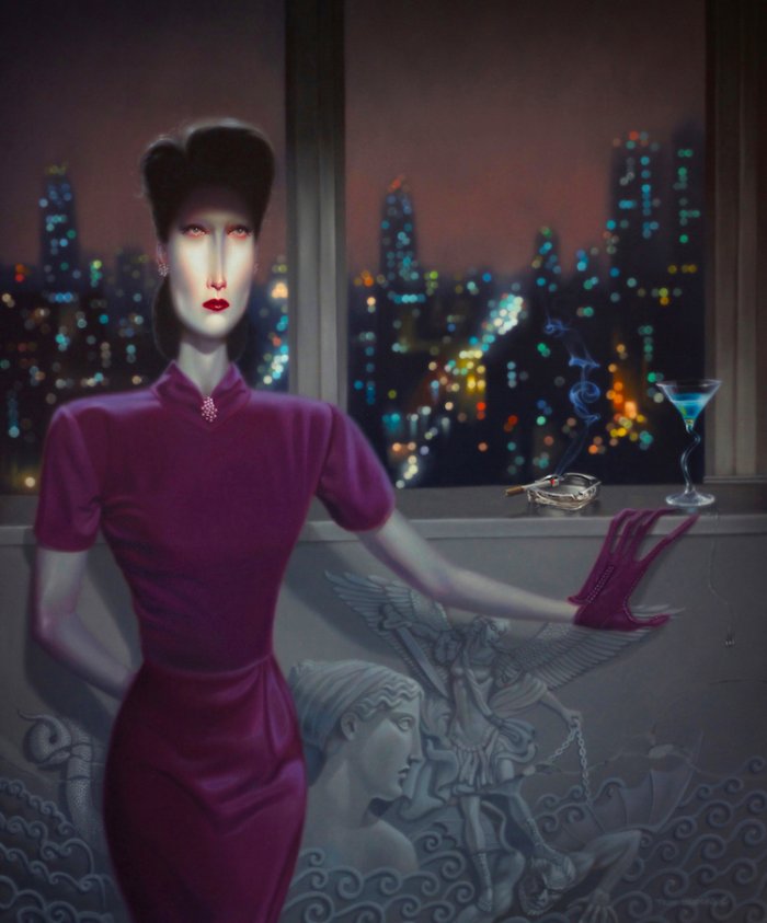 Удлиненные тела с вытянутыми лицами. Troy Brooks