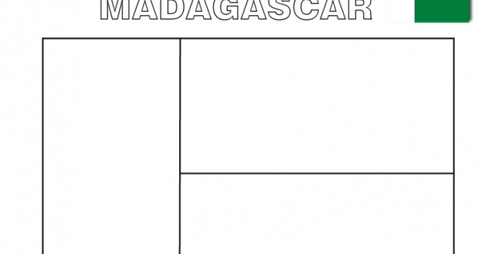 Geography Blog: Madagascar Flag Coloring Page