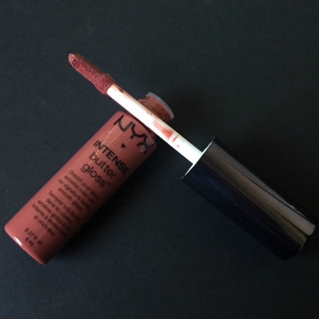 NYX Intense Butter Glosses In Tres Leches, Chocolate Crepe and Toasted