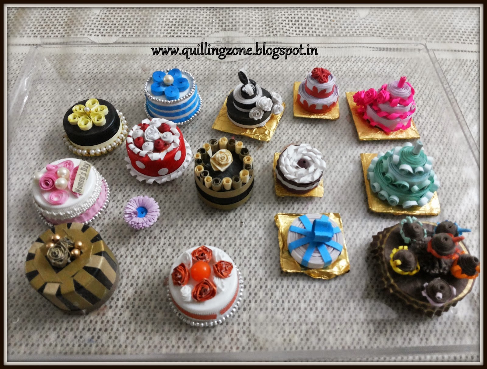 My Quilling Zone: Cakes..cakes