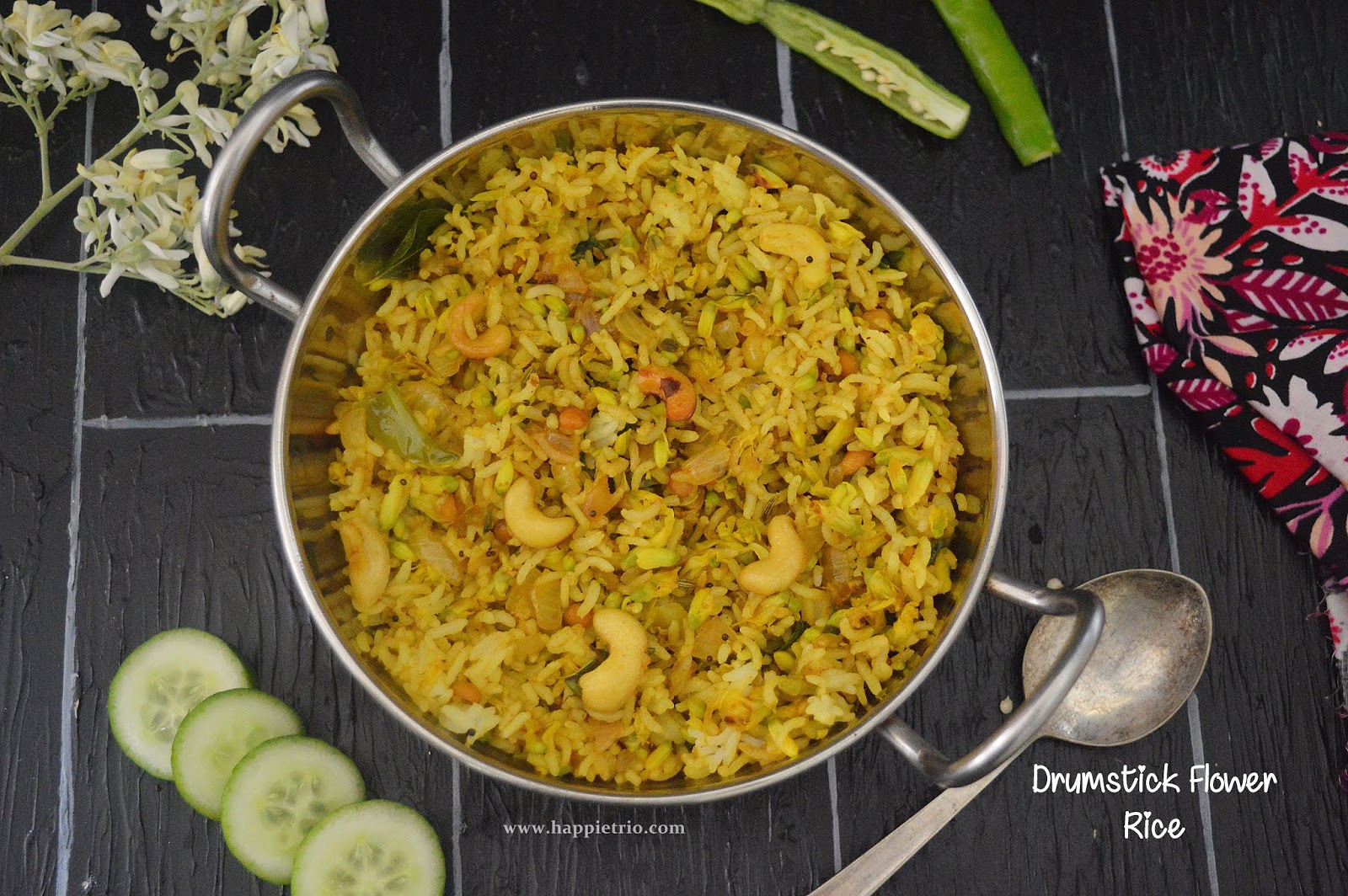 Drumstick Flowers Pulao Murunga poo Sadham Moringa Flowers Rice Cook with Sharmila