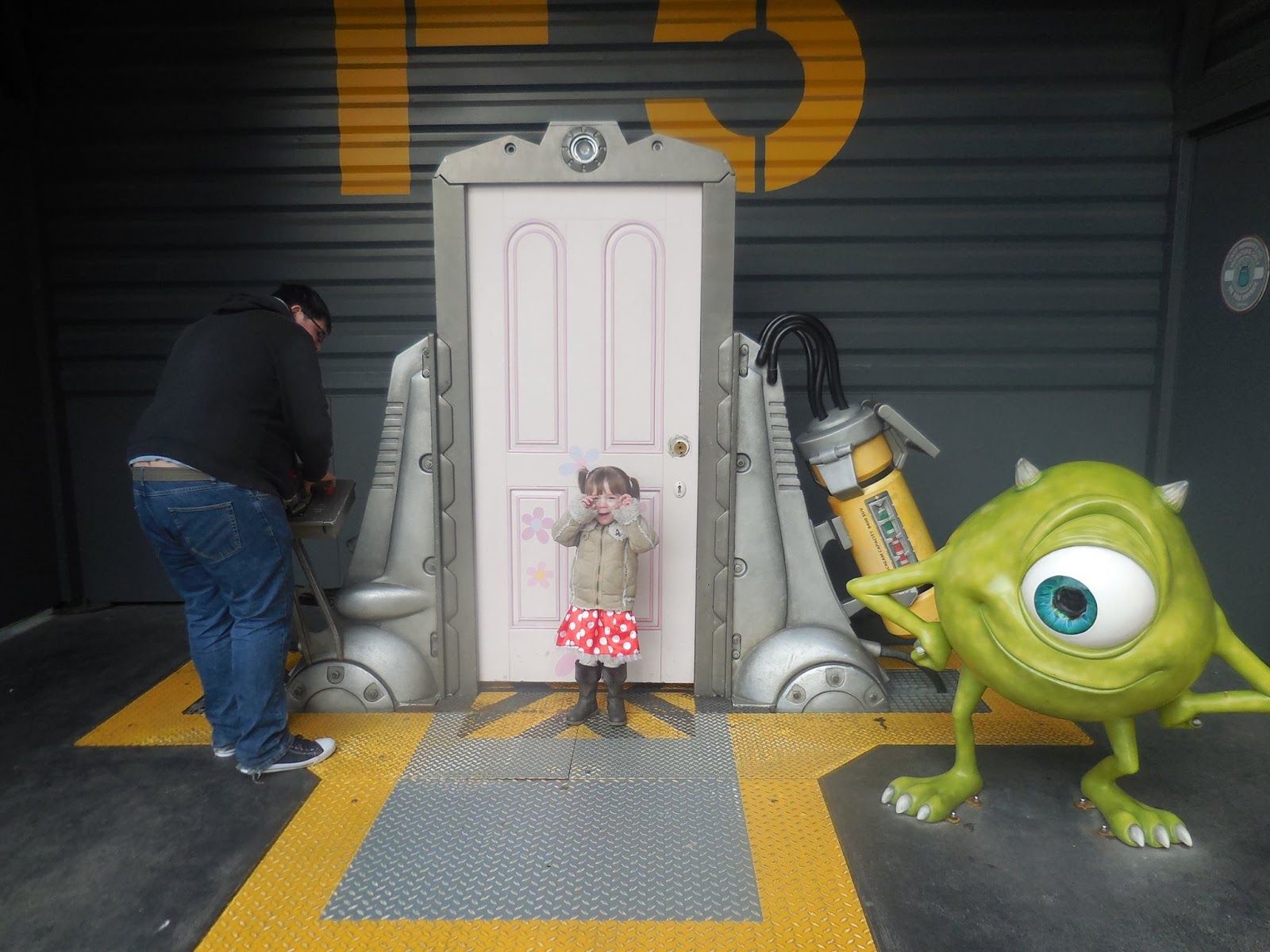 Monsters Inc Door in Walt Disney Studios at Disneyland Paris