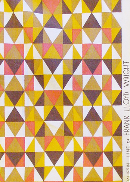 Frank Lloyd Wright Taliesin >> Historically Modern: Quilts, Textiles & Design: Modern ... Frank Lloyd Wright Taliesin >> Historically Modern: Quilts, Textiles & Design: Modern ...