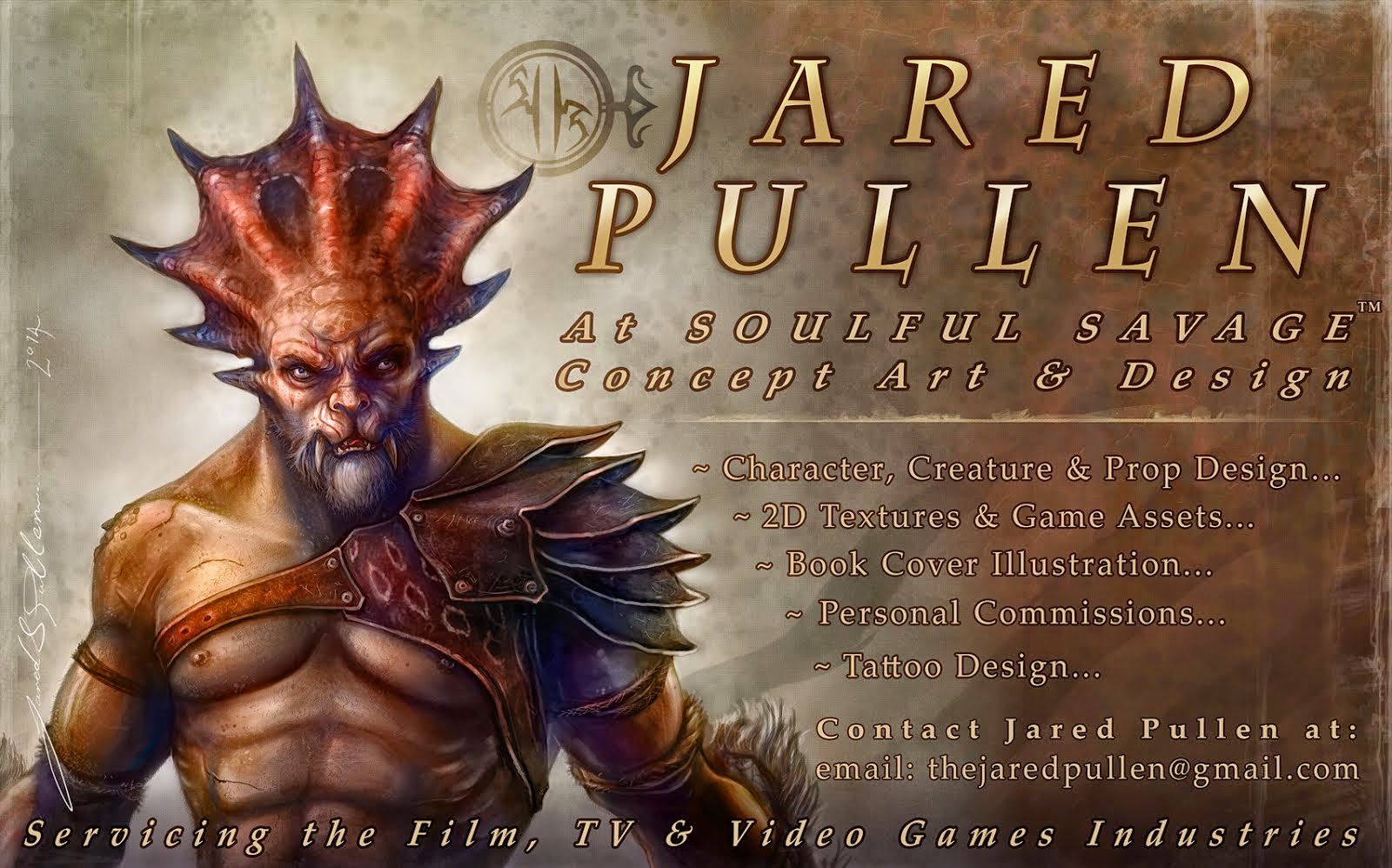 Jared Pullen Soulful Savage Concept Art & Design