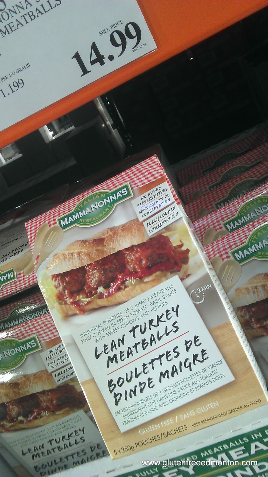 Gluten Free Meatballs from Costco