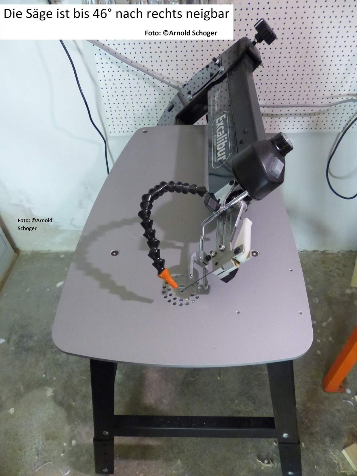 Feines aus Wuppertal Die ExcaliburEX21CE Dekupiersäge