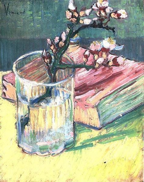 Blossoming Almond Branch in a Glass (1888)