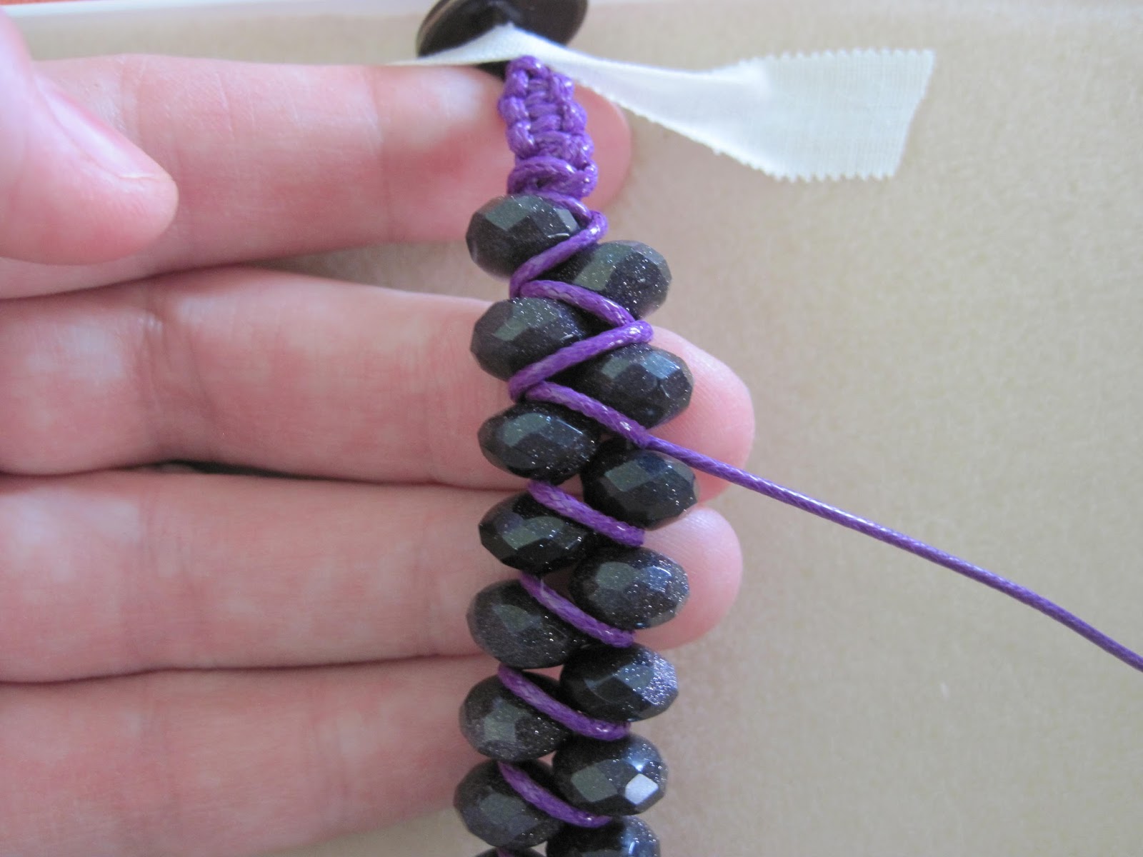 Koraliki i takie tam Double shamballa bracelet Podwójna bransoletka