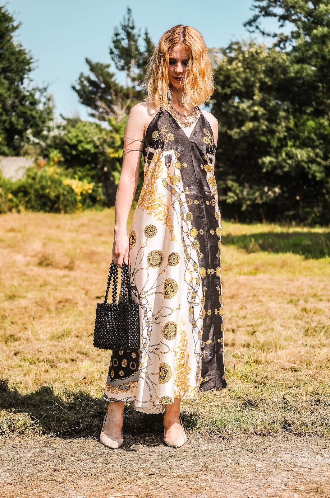 Chain Print Dress Ingrid Hughes Beauty