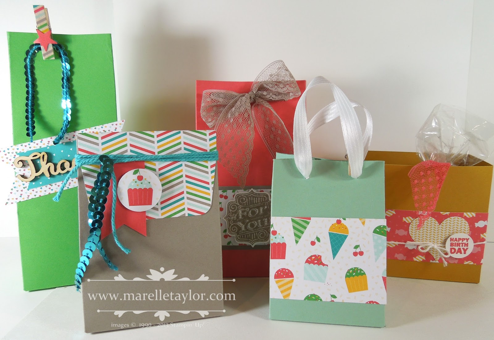 Marelle Taylor Stampin' Up! Demonstrator Sydney Australia Gift Bag