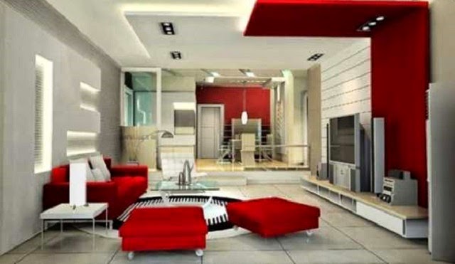 Modern living room interior