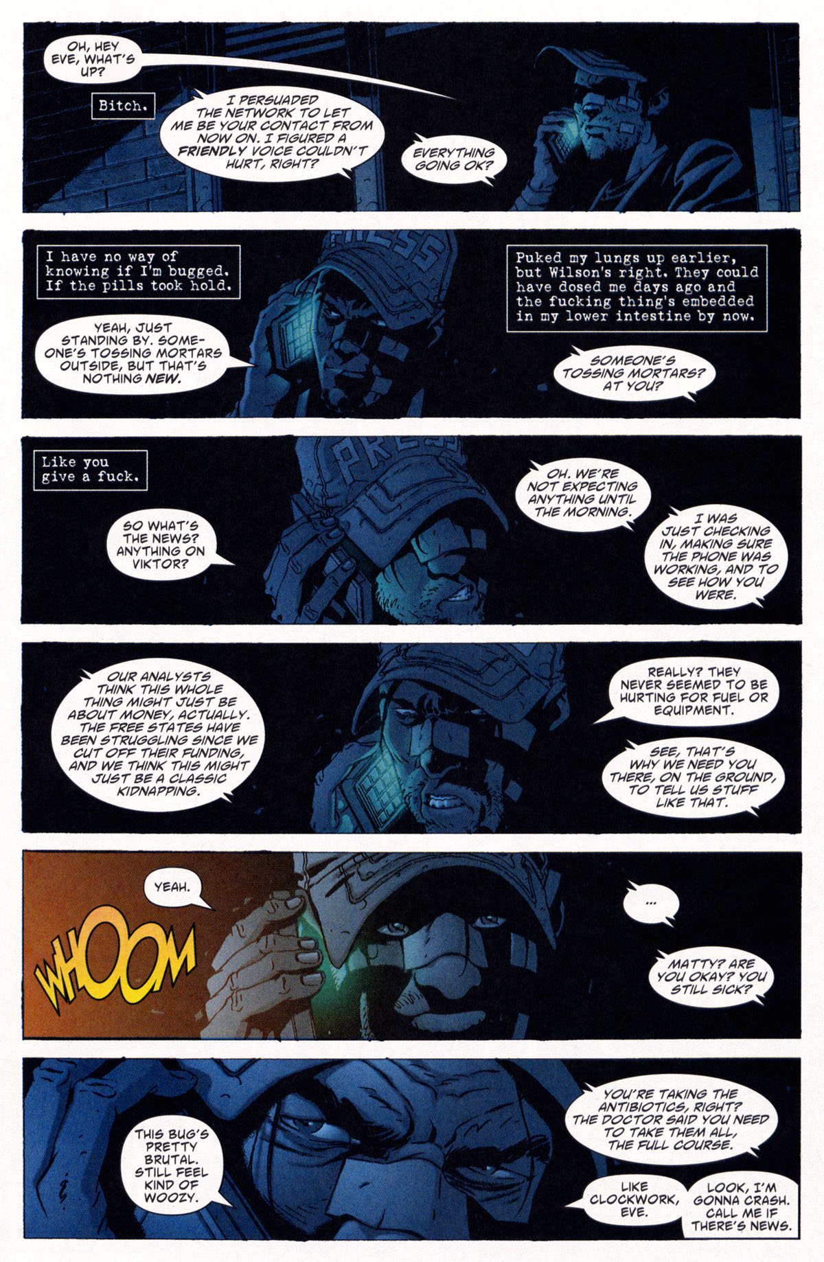 Read online DMZ (2006) comic -  Issue #7 - 17