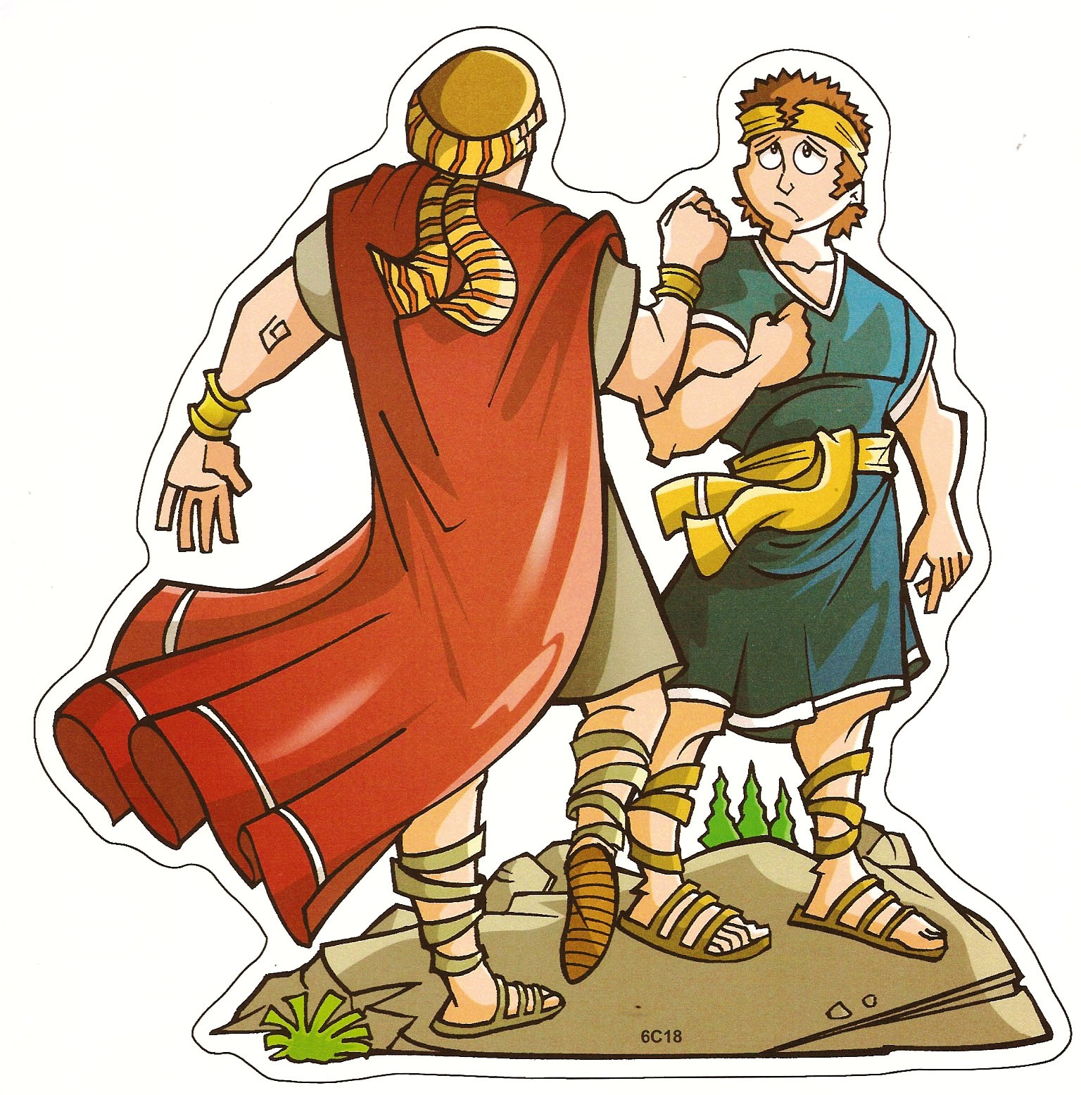 . Davi é Ungido Rei Gravuras