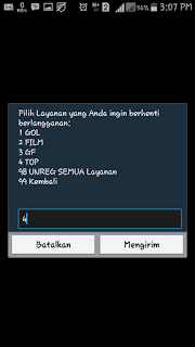 Cara UNREG SMS Penyedot Pulsa