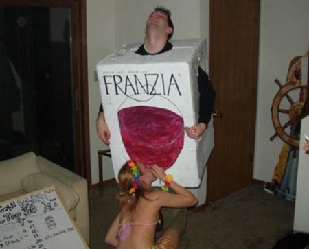 Franzia Wine Box Costume
