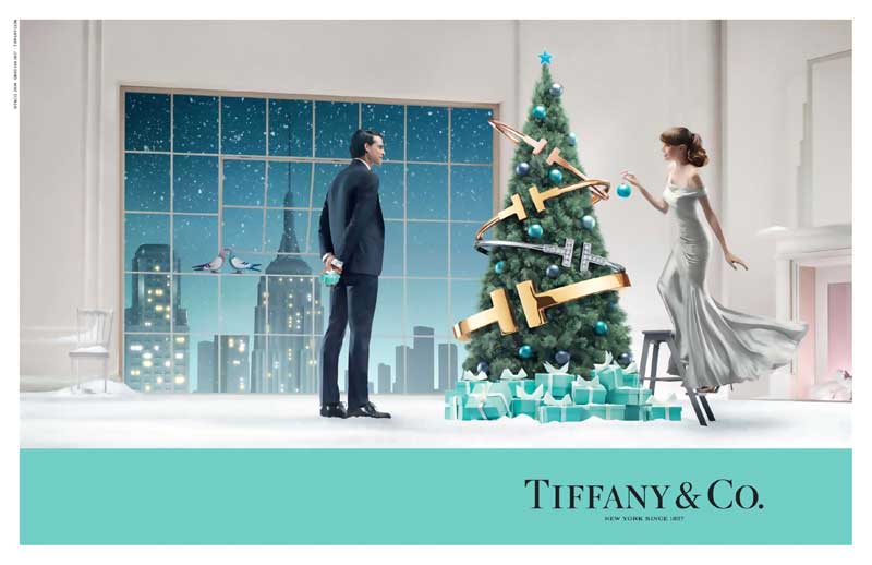 Tiffany & Co. Christmas 2014 Campaign featuring Valeria Garcia