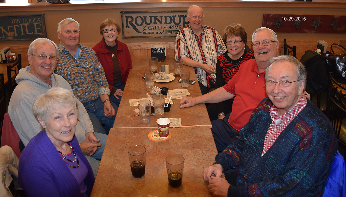 Hiliners61 Lunch Bunch meets at Fargo Pizza Ranch