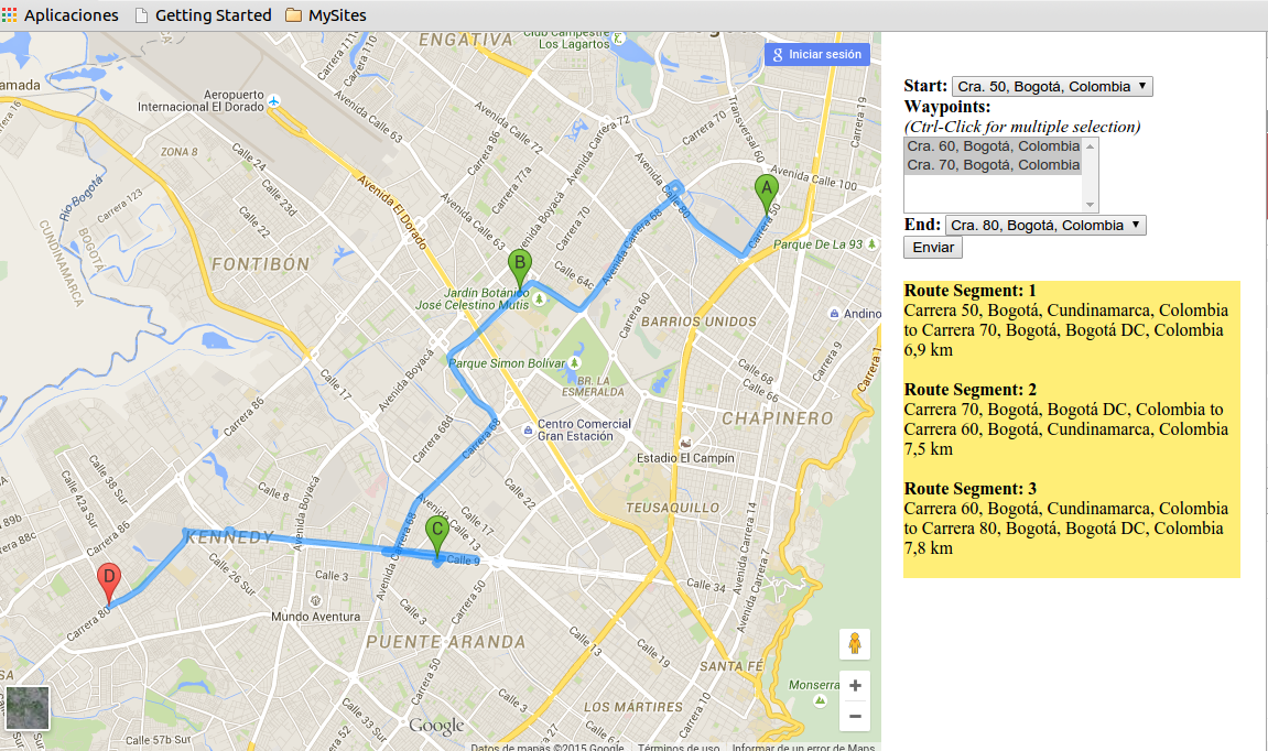 Waypoints in directions Google Maps JavaScript API