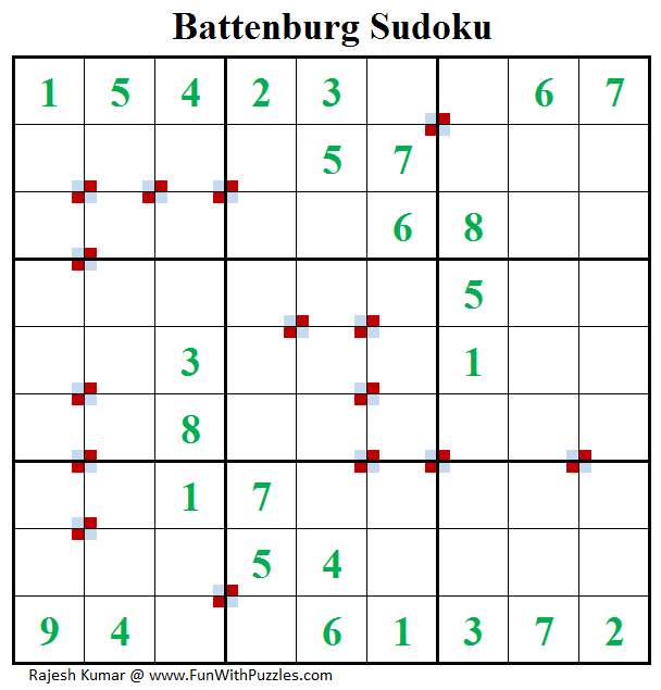 Battenburg Sudoku (Fun With Sudoku #187)