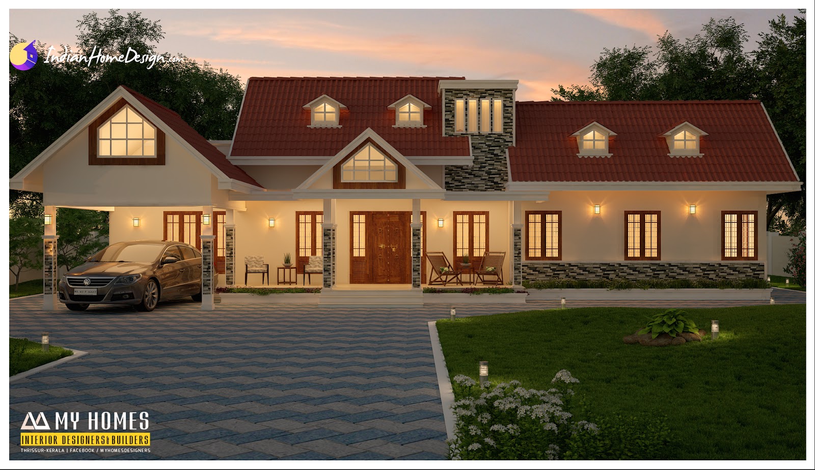 Traditional Luxury 2520 Sq Ft Kerala Home Design By My Homes