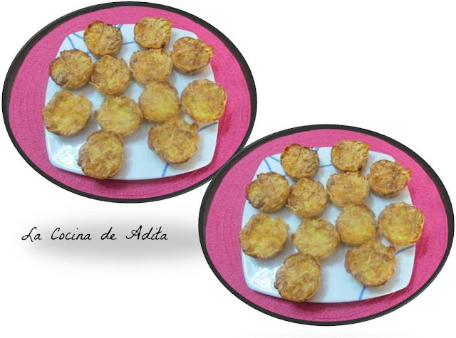 image of Canapés con obleas de empanadillas - La Cocina De adita