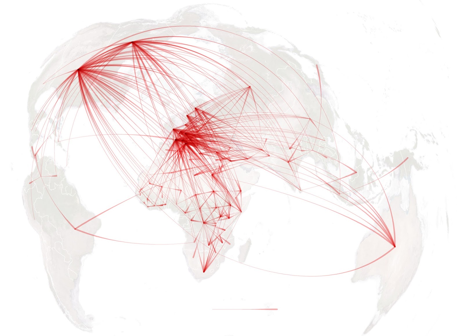 The flight of refugees around the globe