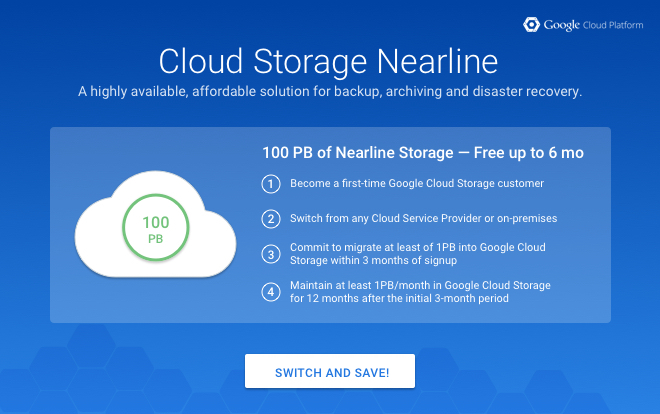 google cloud storage free