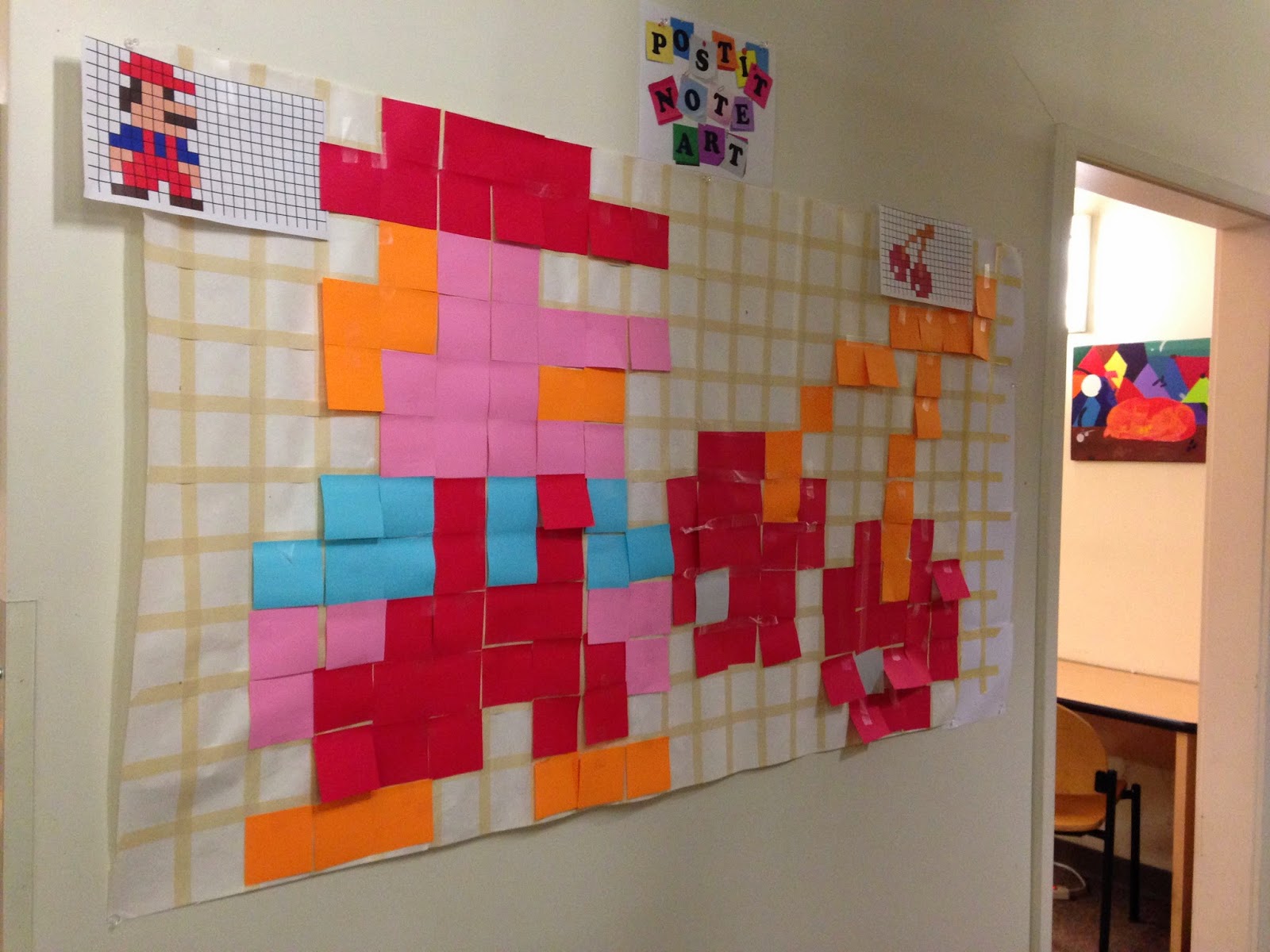 Librarian on Display Crafts Postit Note Art