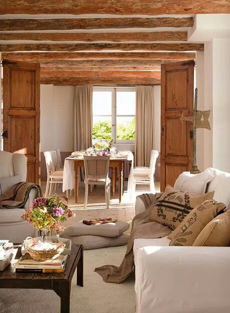 salón con toques rústicos y modernos salón con toques rústicos y modernos