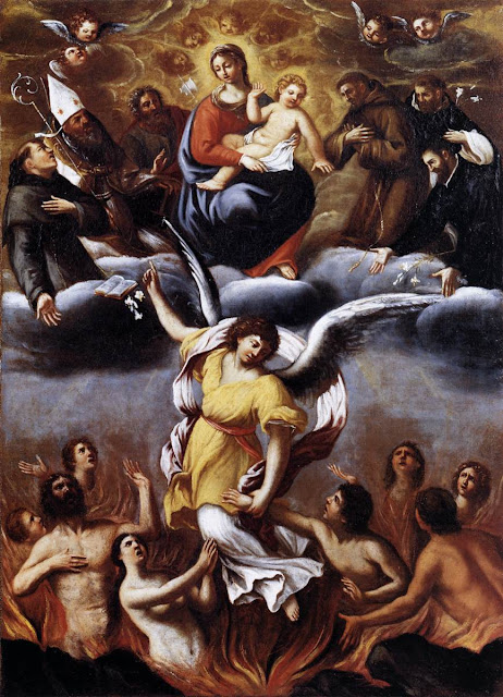 Lodovico Carracci - An Angel Frees the Soul of Purgatory