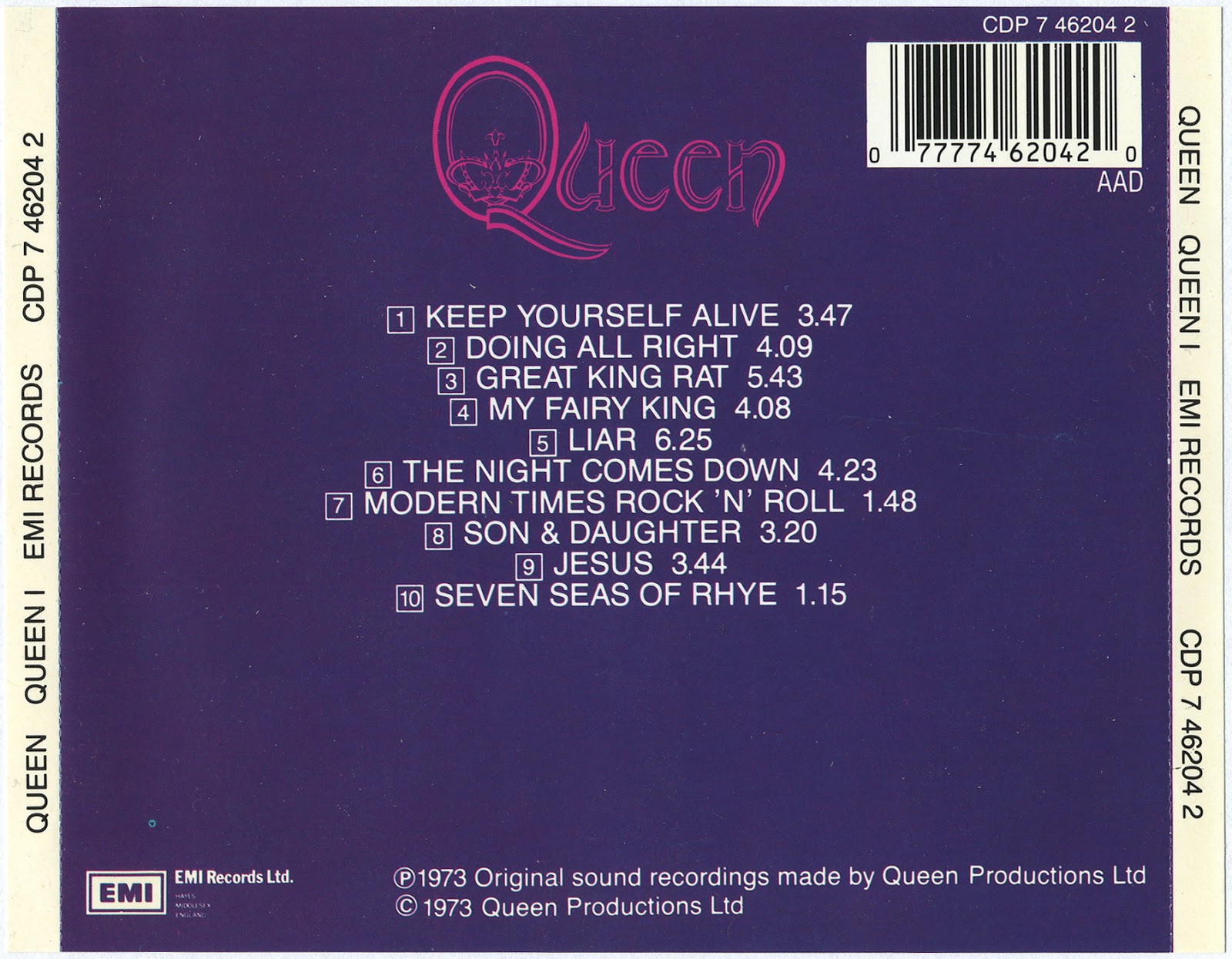 Песня am queen. Queen Queen 1973. Queen 1973 альбом. Queen Queen 1973 обложка. Первый альбом Queen обложка.