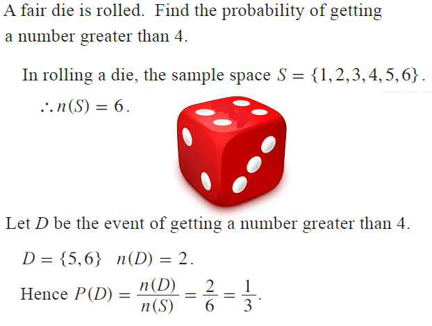 OMTEX CLASSES A Fair Die Is Rolled Find The Probability Of Getting A 