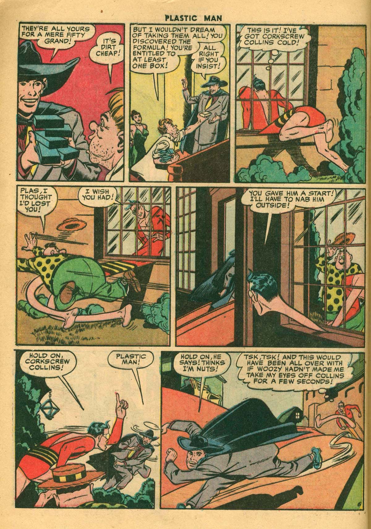 Read online Plastic Man (1943) comic -  Issue #27 - 8