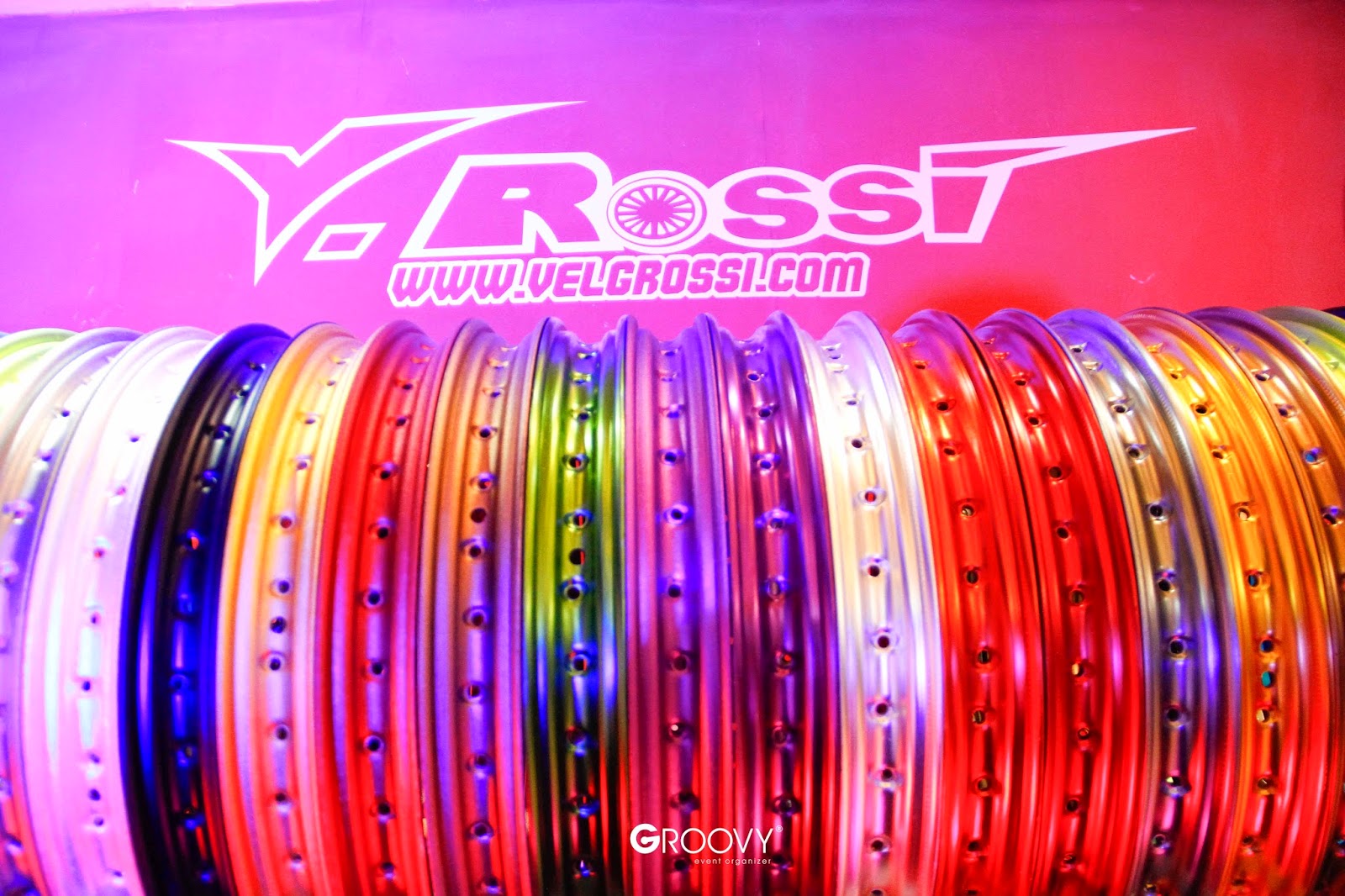Groovy Event Organizer Velg Rossi Jakarta Fair 2014
