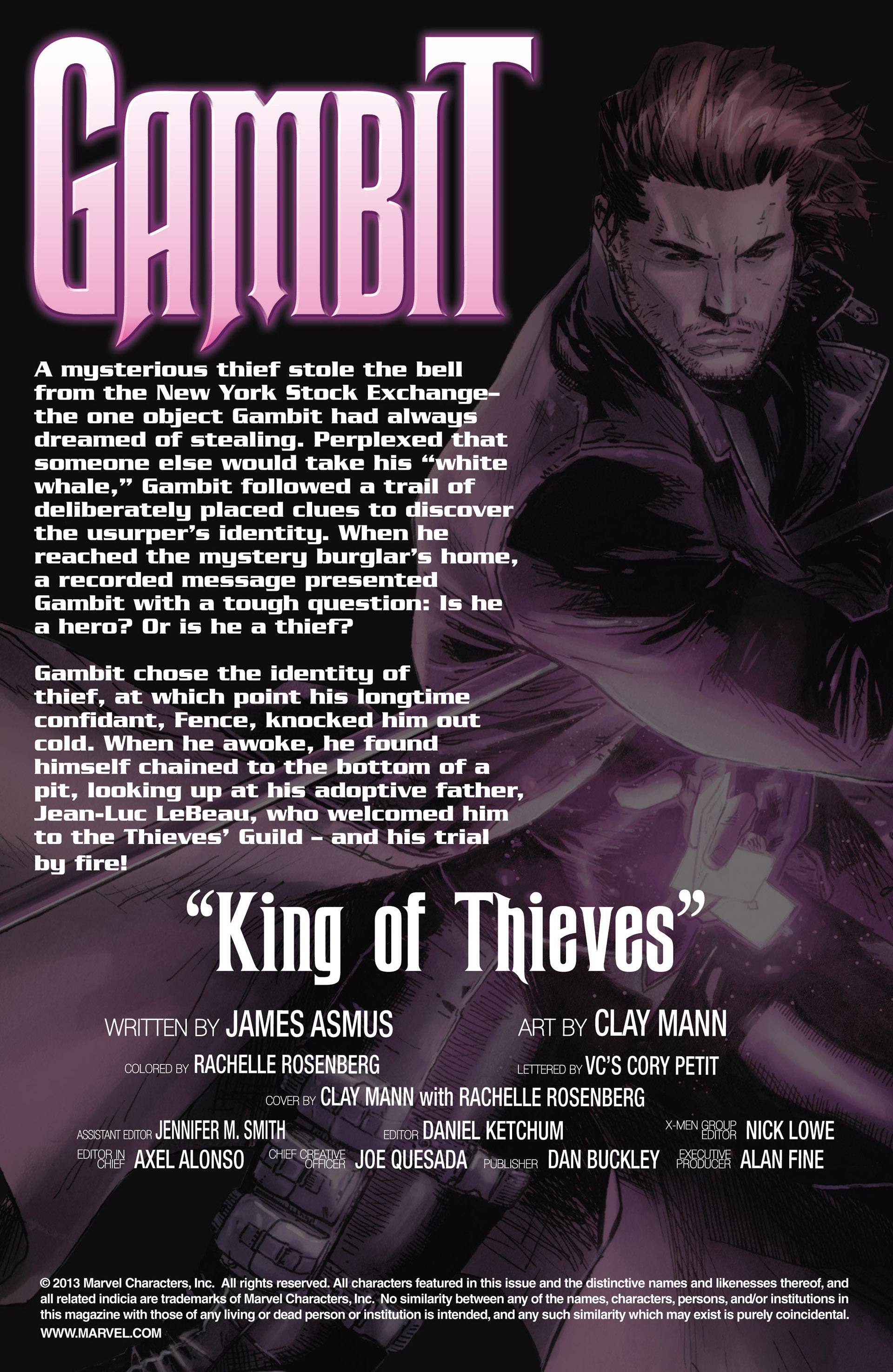 Read online Gambit (2012) comic -  Issue #16 - 2